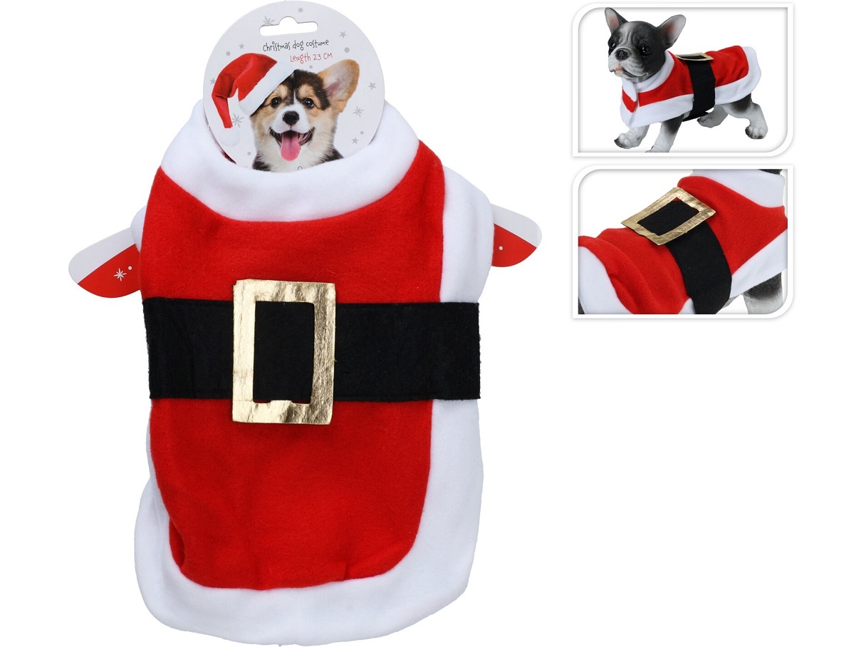 Casaco Cão Dogs Collection Pai Natal 23cm