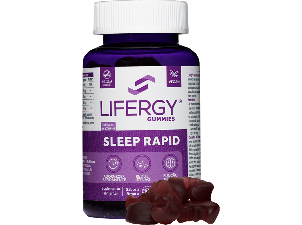 Suplemento Lifergy Sleep Rapid 60gomas Lifergy