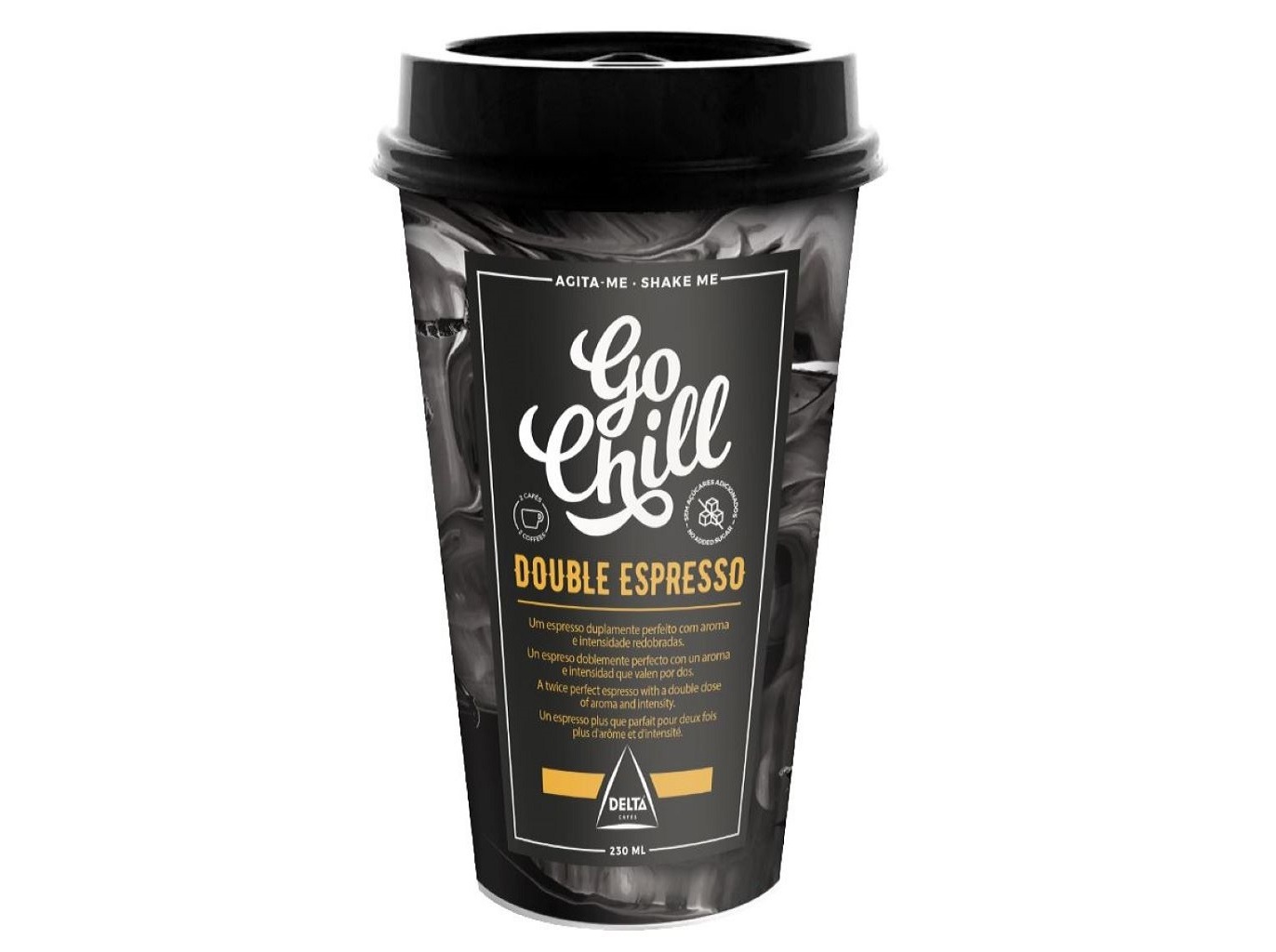 Bebida delta láctea go chill double espresso 230ml