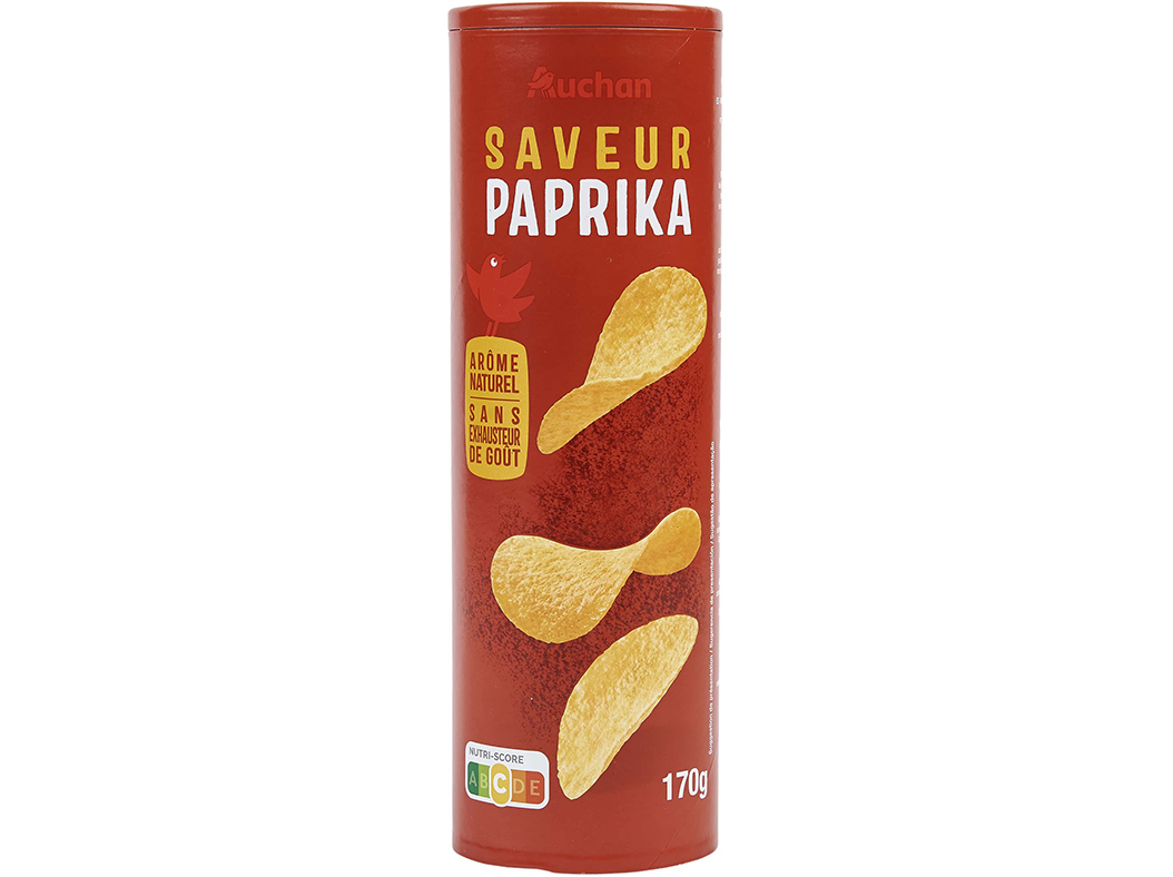 Aperitivo Auchan Base Batata Sabor Pimentão 170g Auchan