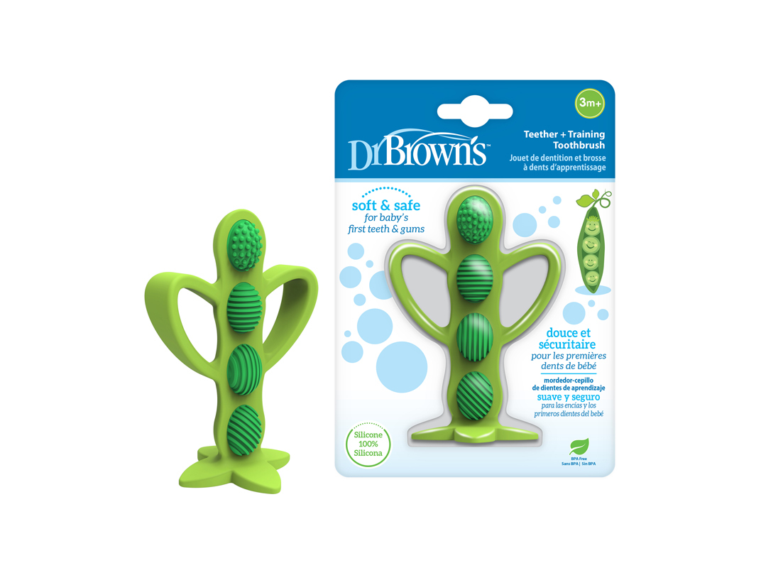 Mordedor dr. brown's e massajador +3m 1un