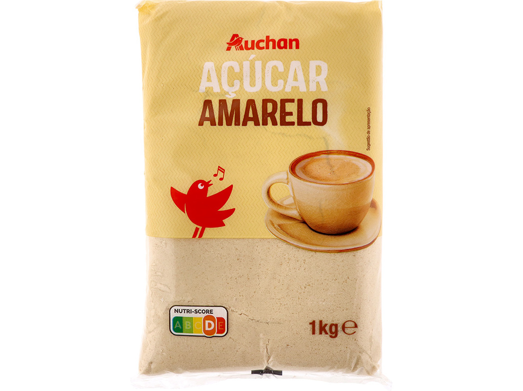 Açucar auchan amarelo 1 kg