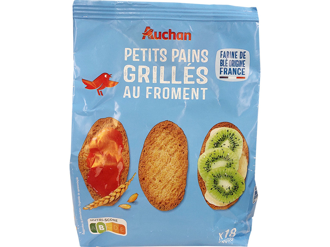Paezinhos Auchan Trigo 225g (18un) Auchan