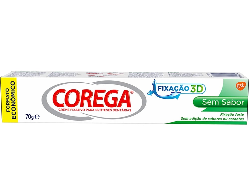 Creme corega fixador sem sabor 70g