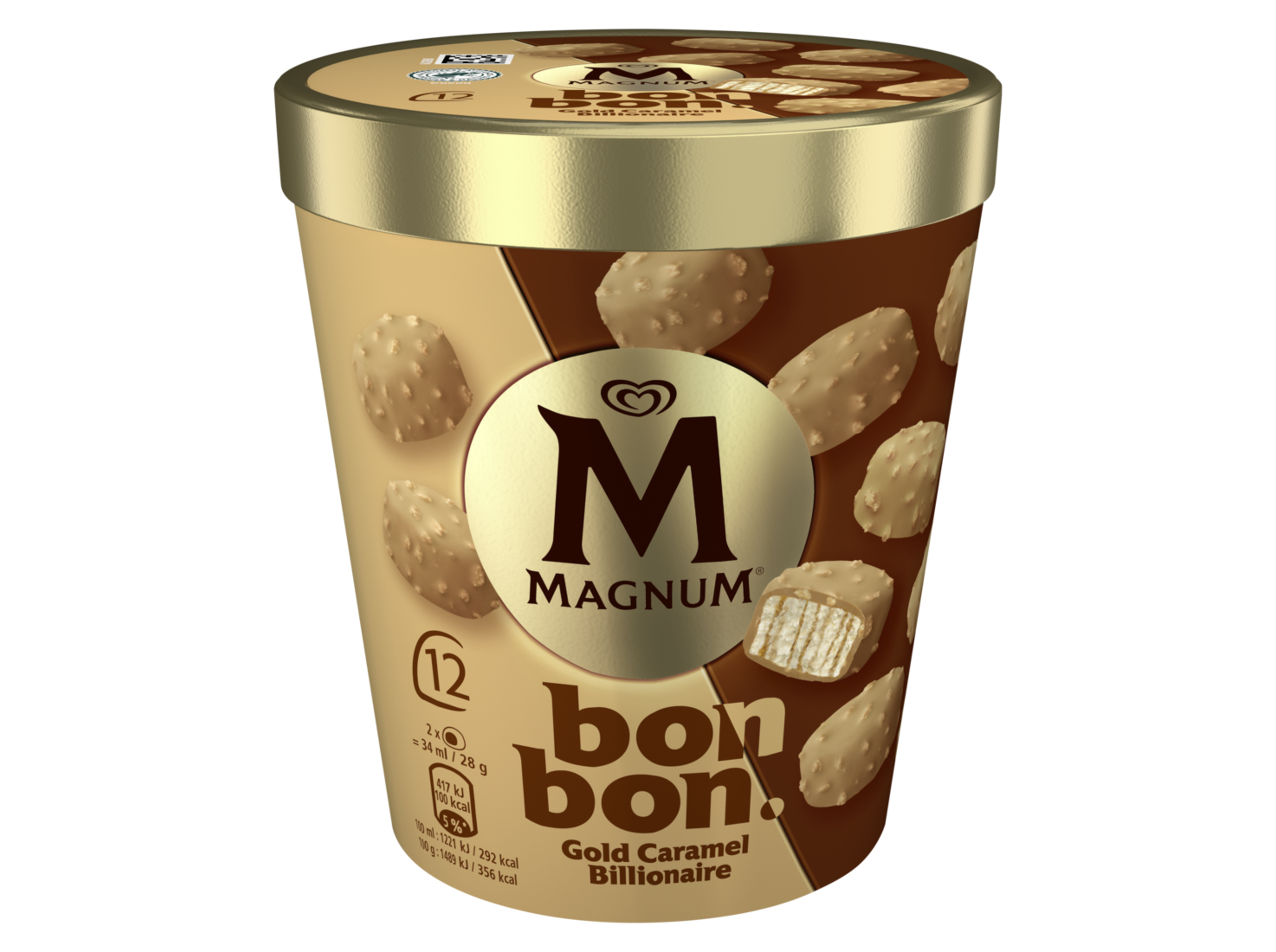 Gelado magnum bombons billionaire 12x17ml