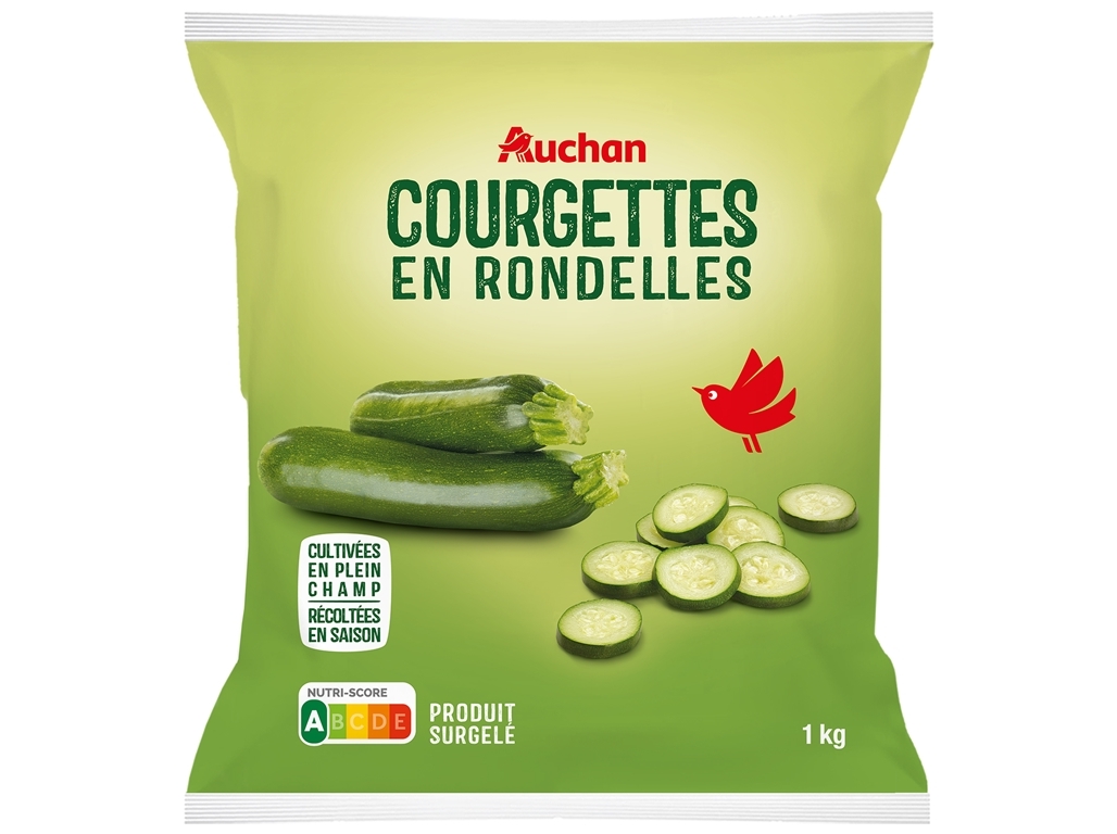 Curgetes Auchan Às Rodelas 1kg Auchan