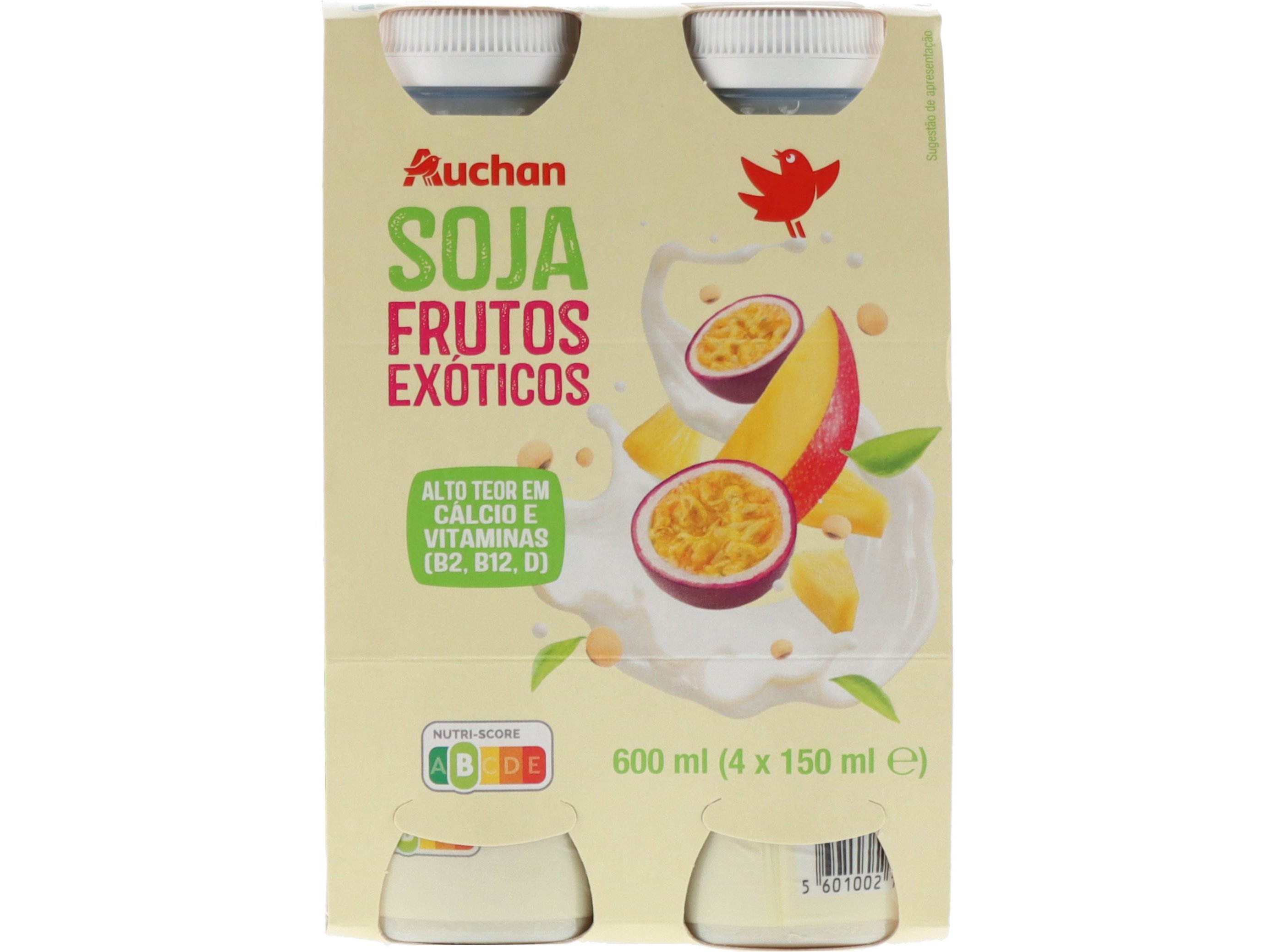 Sojagurte Líquido Auchan Frutos Exóticos 4x150 Ml Auchan