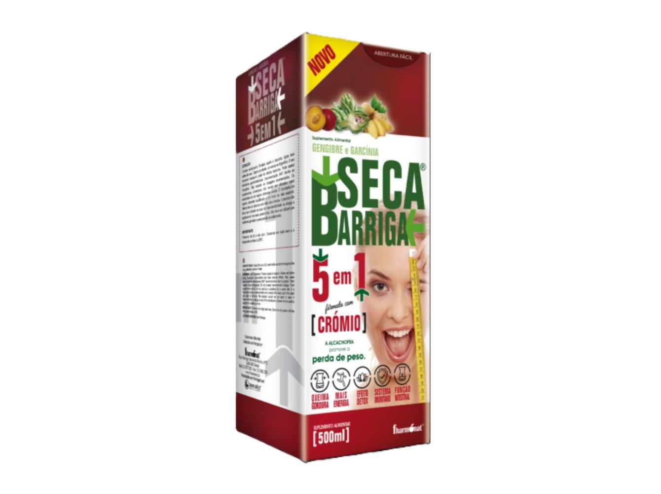Suplemento Seca Barriga 5 Em 1 500ml Seca Barriga