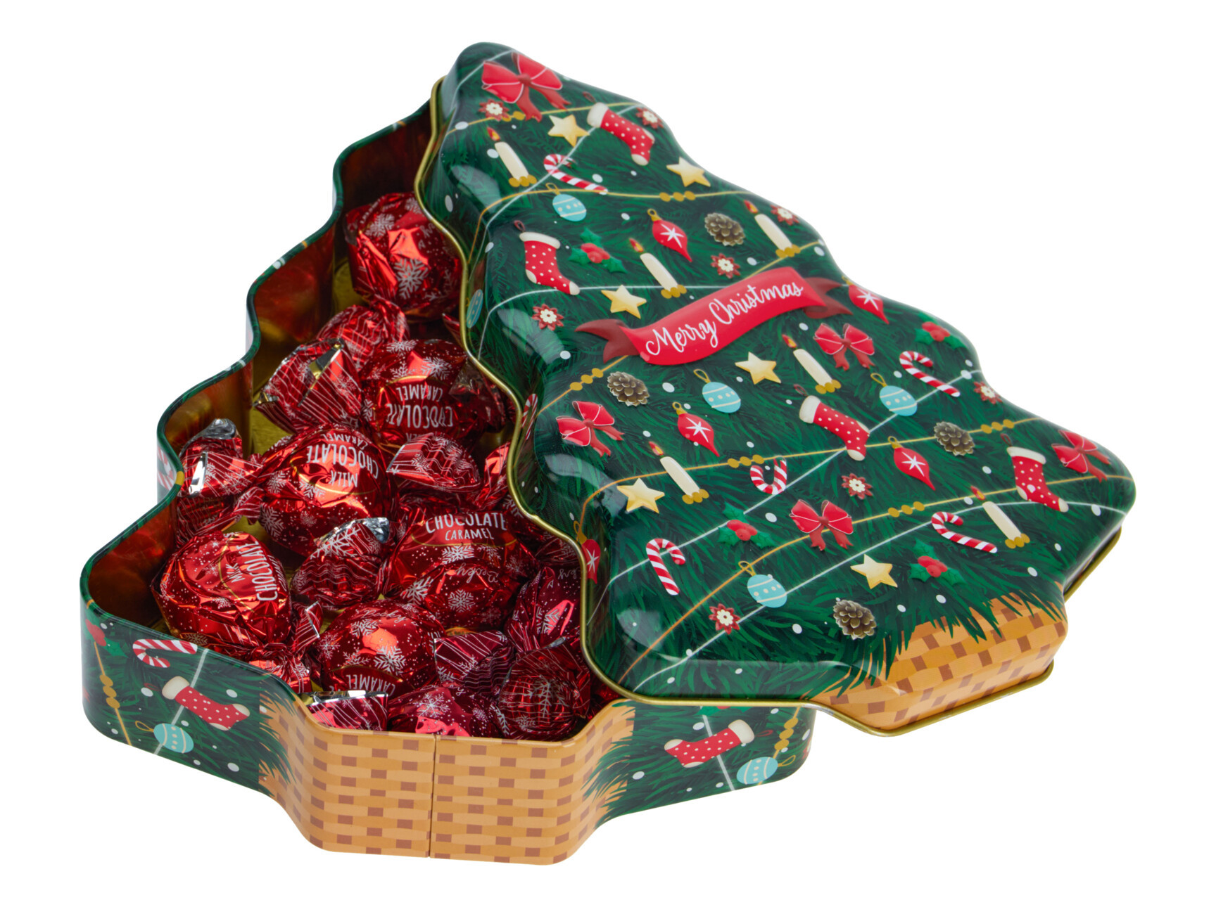 Lata Merry Cristmas Bombons Praliné 120g