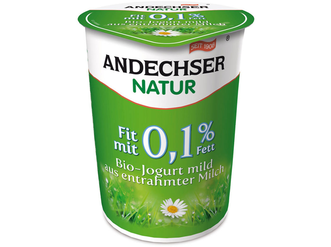 Iogurte Andechser Magro Natural 0.1% 500g Andechser
