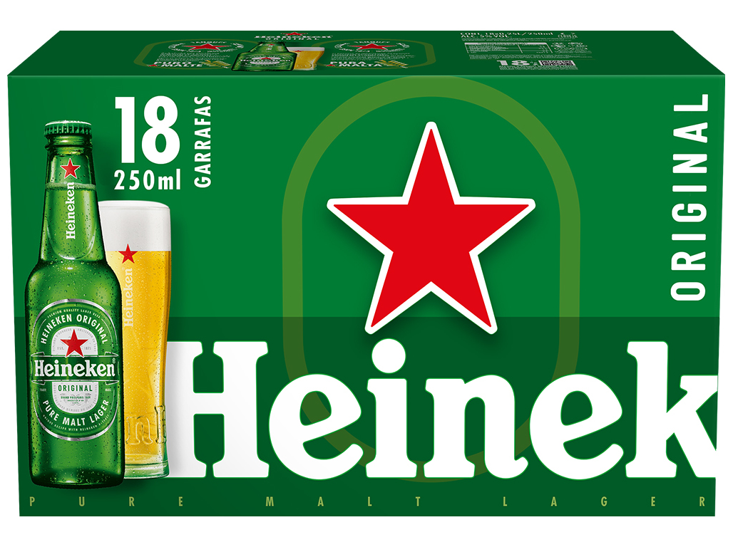 Cerveja Heineken Premium 18x0.25l Heineken