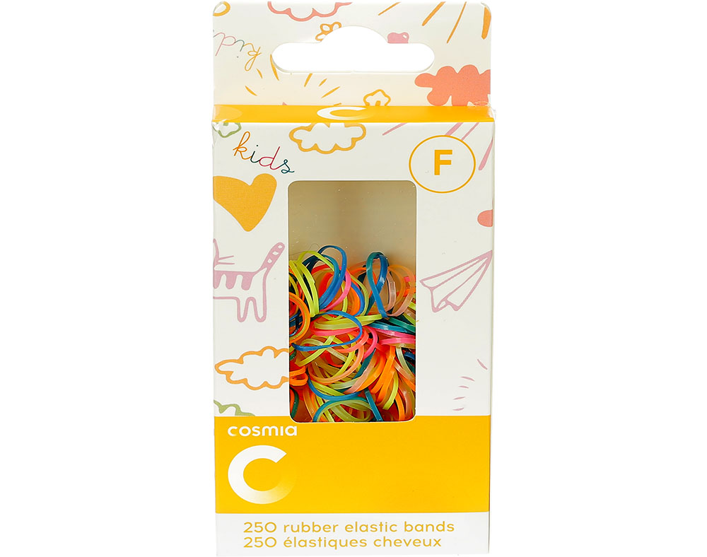Elástico cosmia kids cabelo 250un