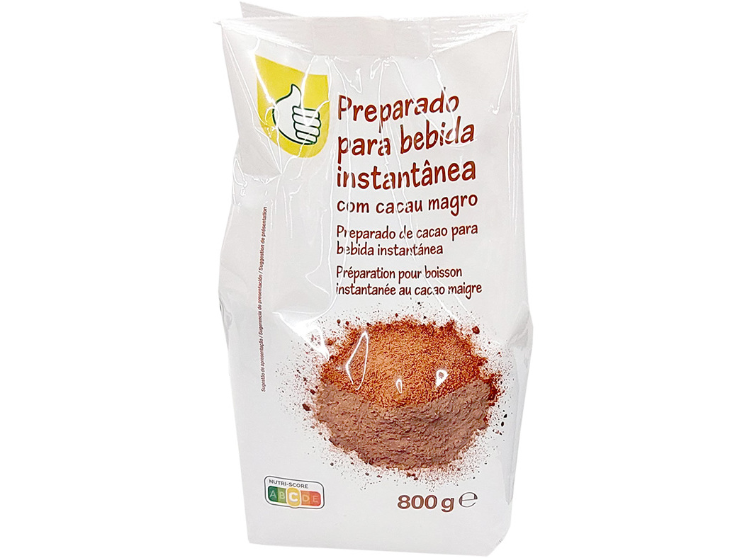 Preparado De Cacau Polegar Para Bebida Instantânea 800g Polegar