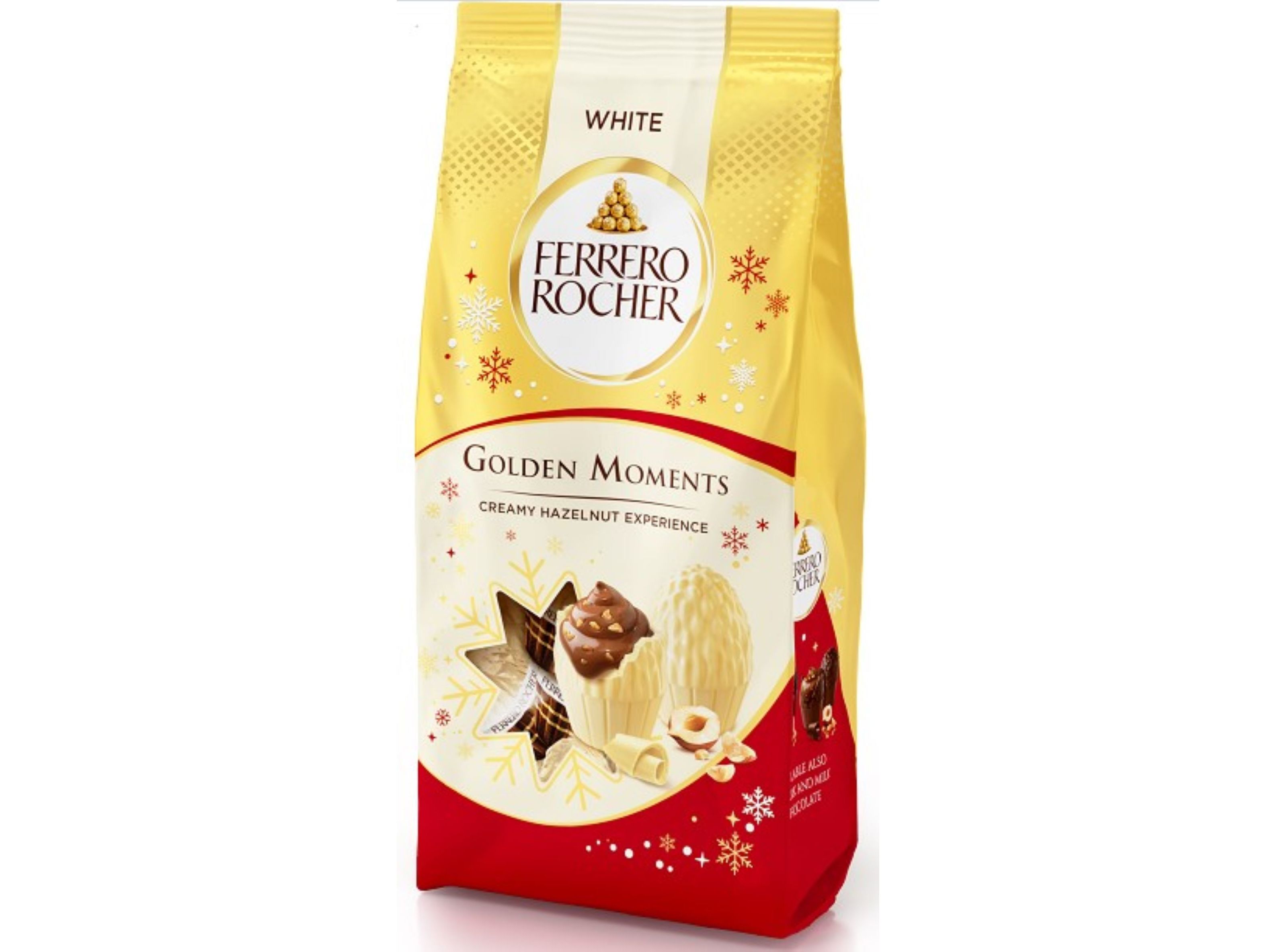 Ovinhos De Chocolate Rocher Golden Eggs G90 White 90g