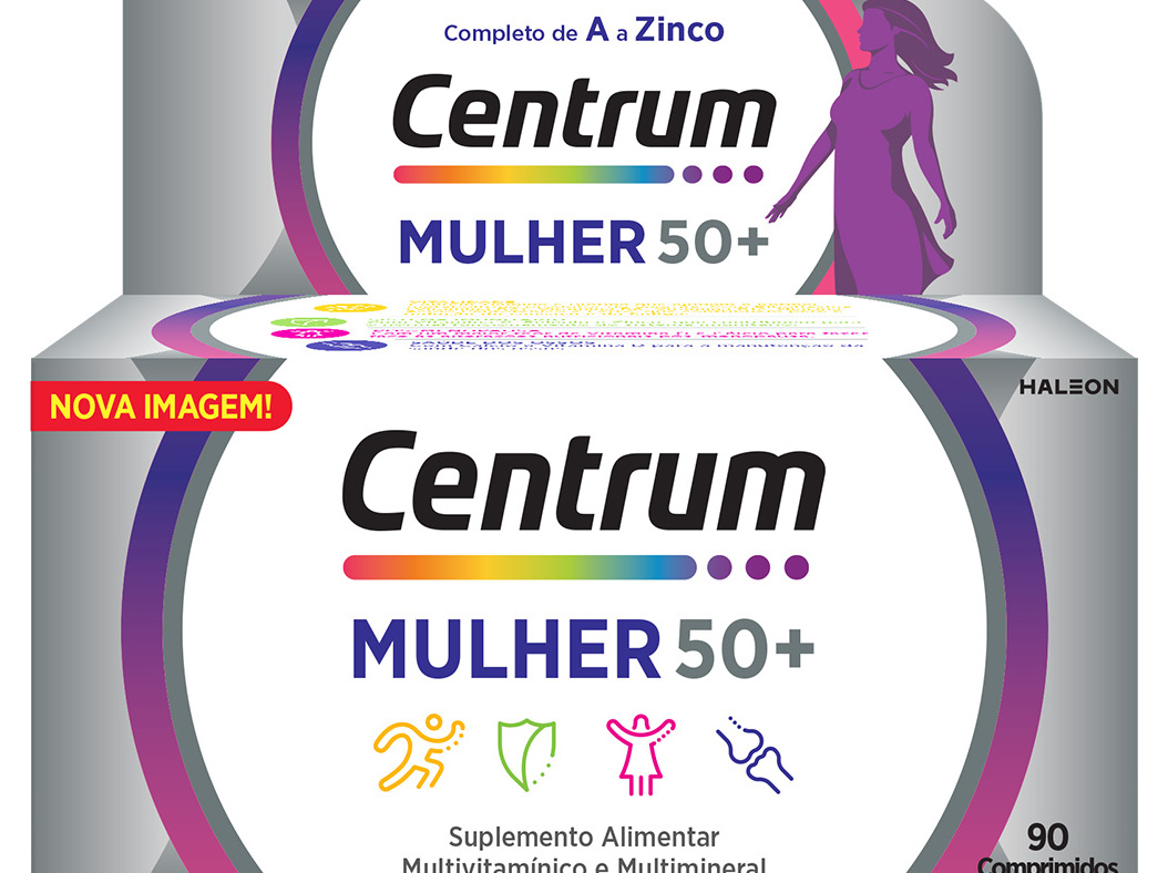 Suplemento Centrum Mulher 50+ 90 Comprimidos Centrum