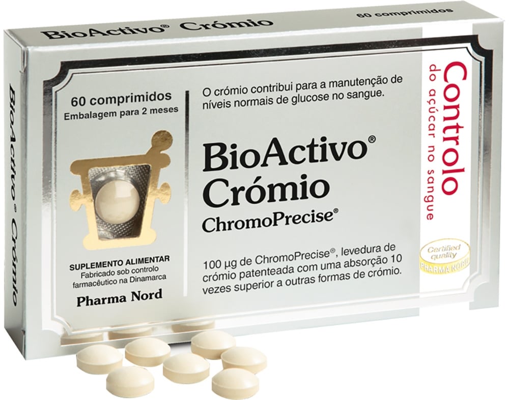 Suplemento Bioactivo Cromio 60 Comprimidos Bioactivo