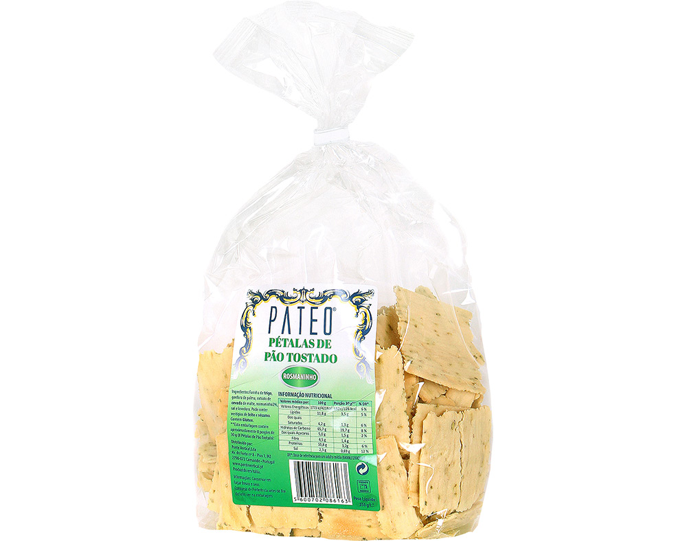 Pétalas Páteo De Pão Rosmaninho 250g Páteo