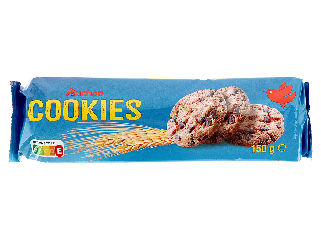 Bolacha Auchan Cookies 150g Auchan