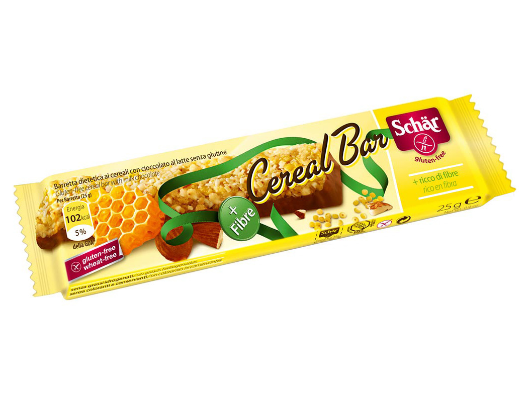 Barra schar cereais chocolate sem glúten 25g