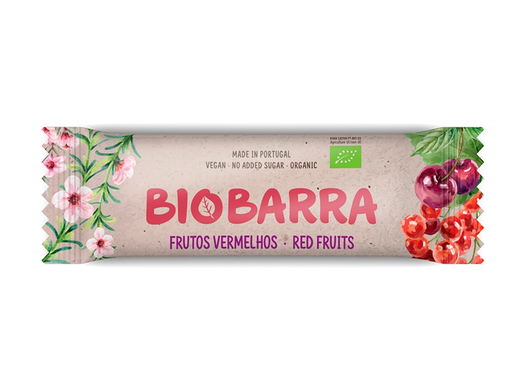 Barra Energética Biobarra S/glúten F. Vermelhos (l) 30g