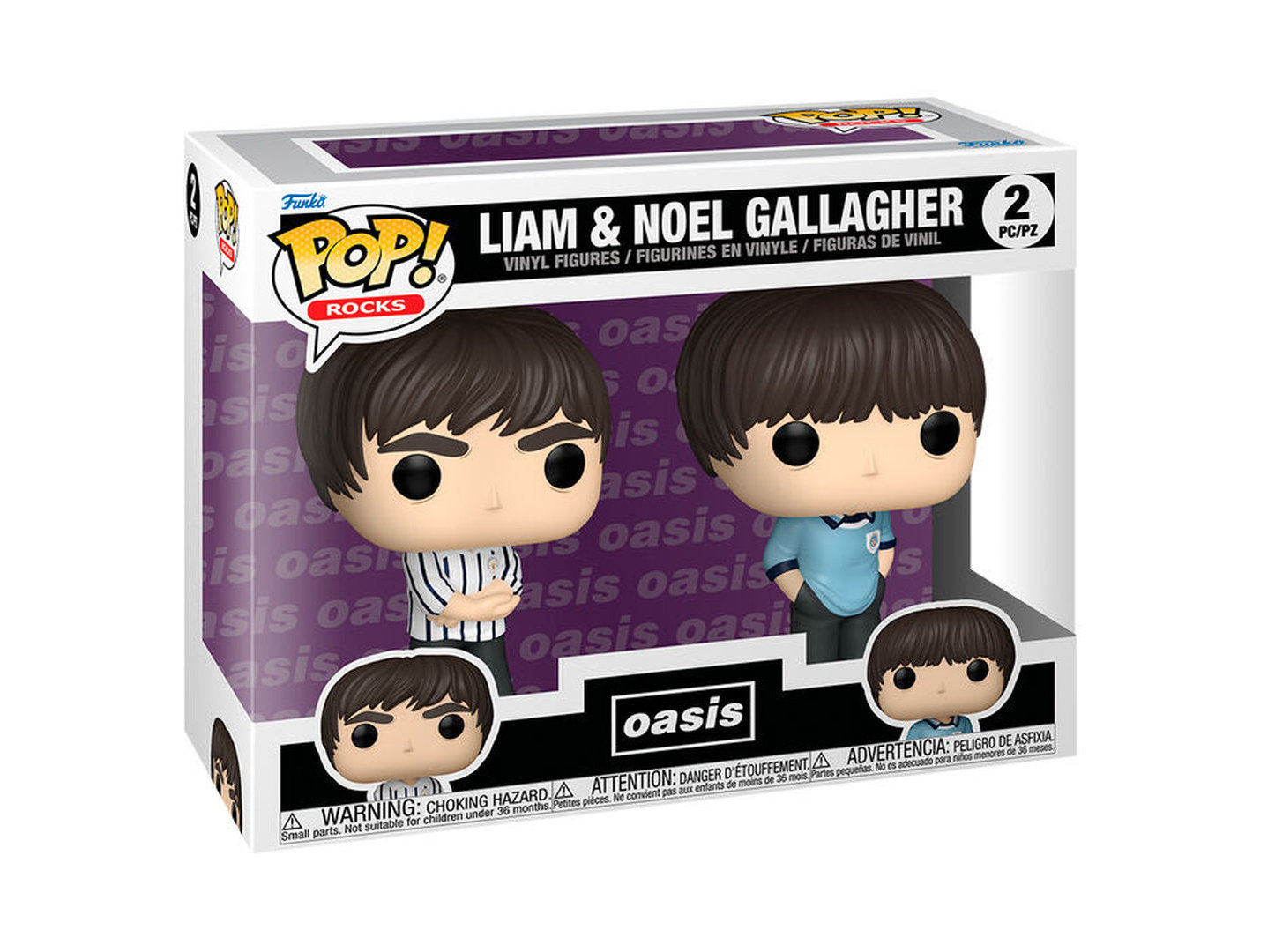 Figura pop! funko oasis s2-liam & noel gallagher