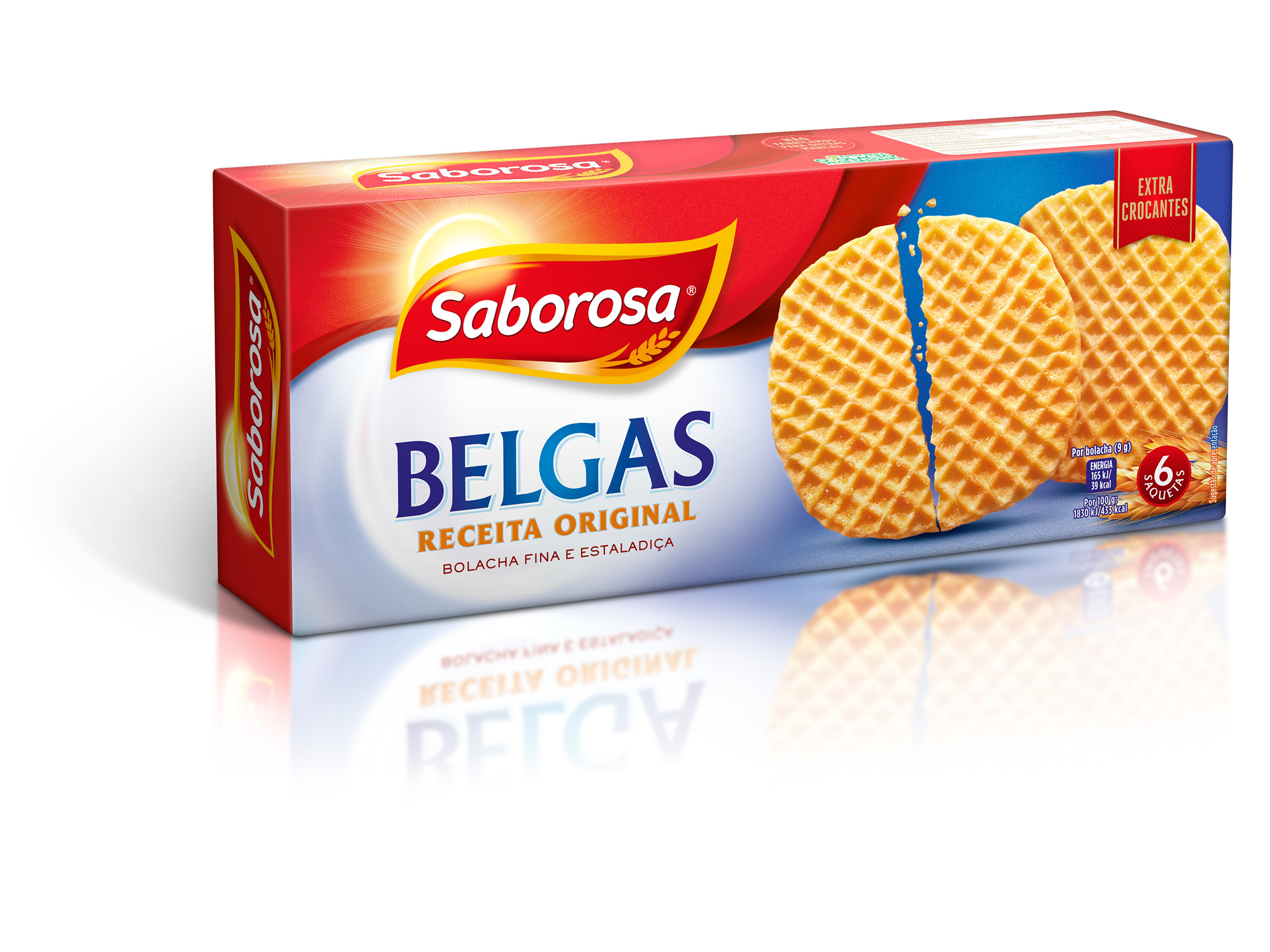 Bolacha saborosa belga de manteiga 220g