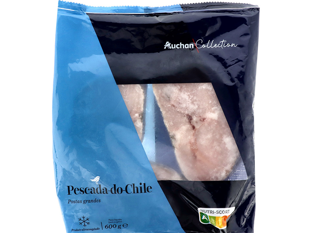 Pescada do chile auchan collection postas nº 5 para cozer 600g