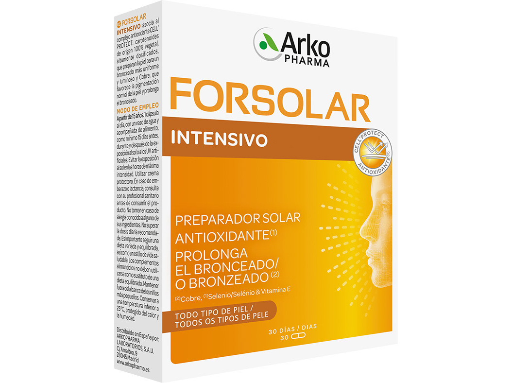 Suplemento Forsolar Intensivo 30cps