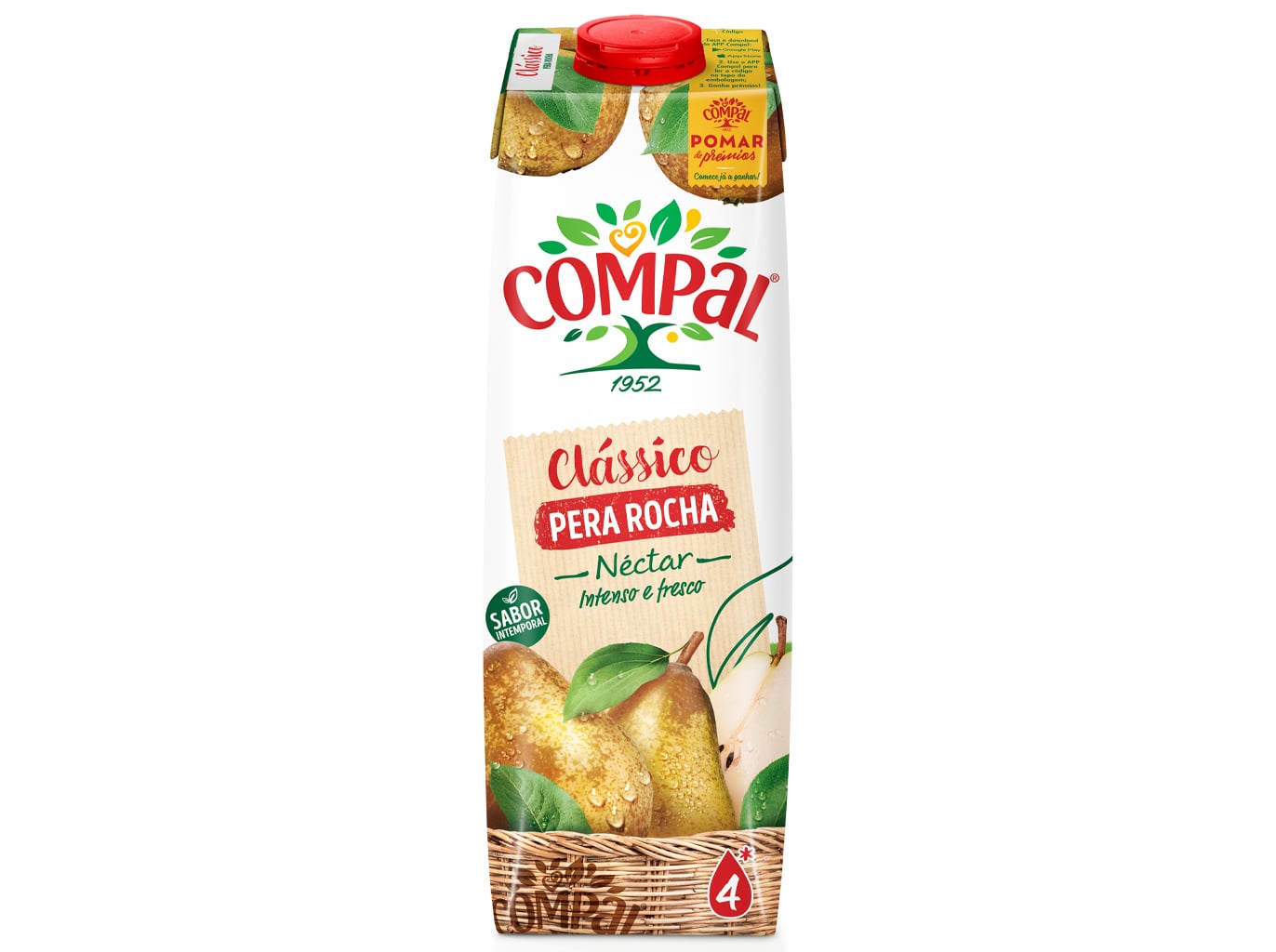 Néctar Compal Clássico Pera 1l Compal