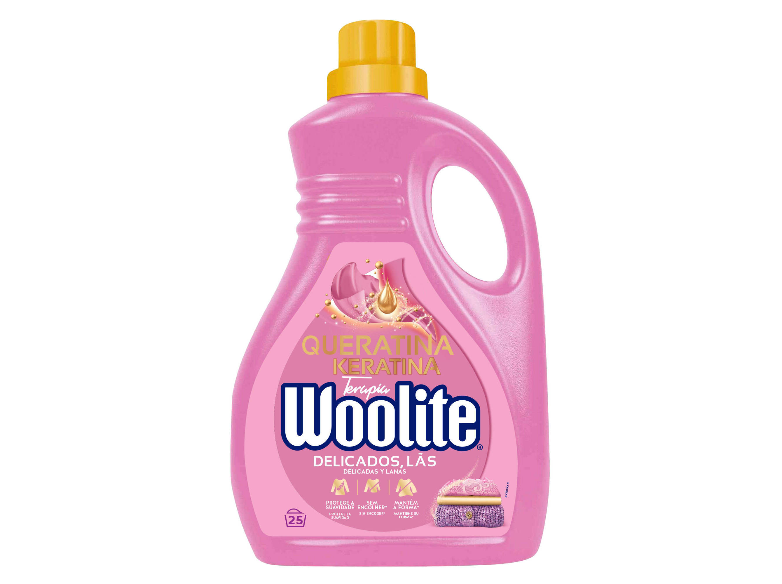 Detergente roupa woolite roupa delicada 25d