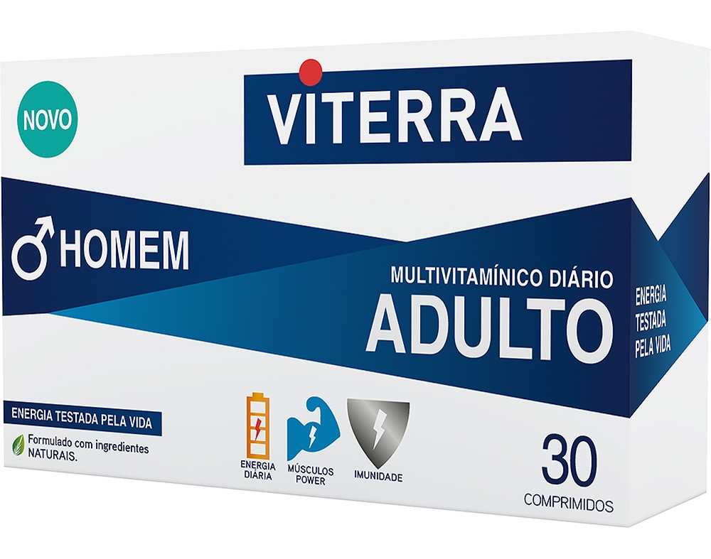 Suplemento Viterra Homem 30 Comprimidos Viterra