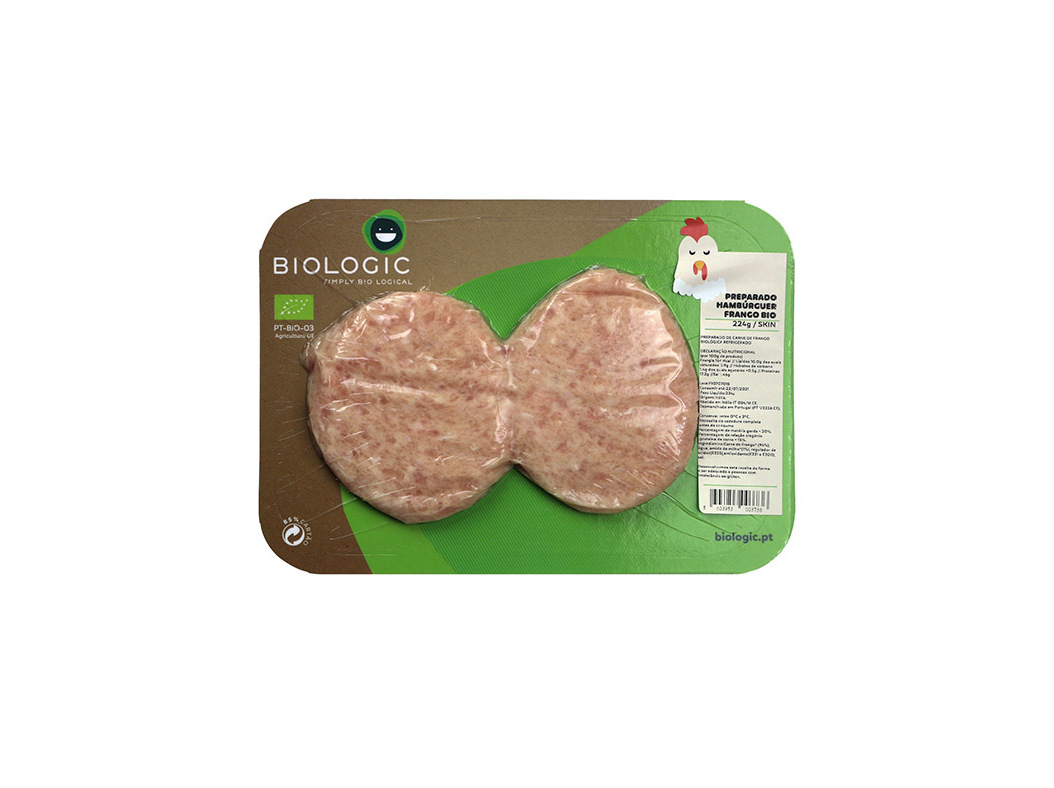 Hamburguer frango biologic bio 2uni 224 g