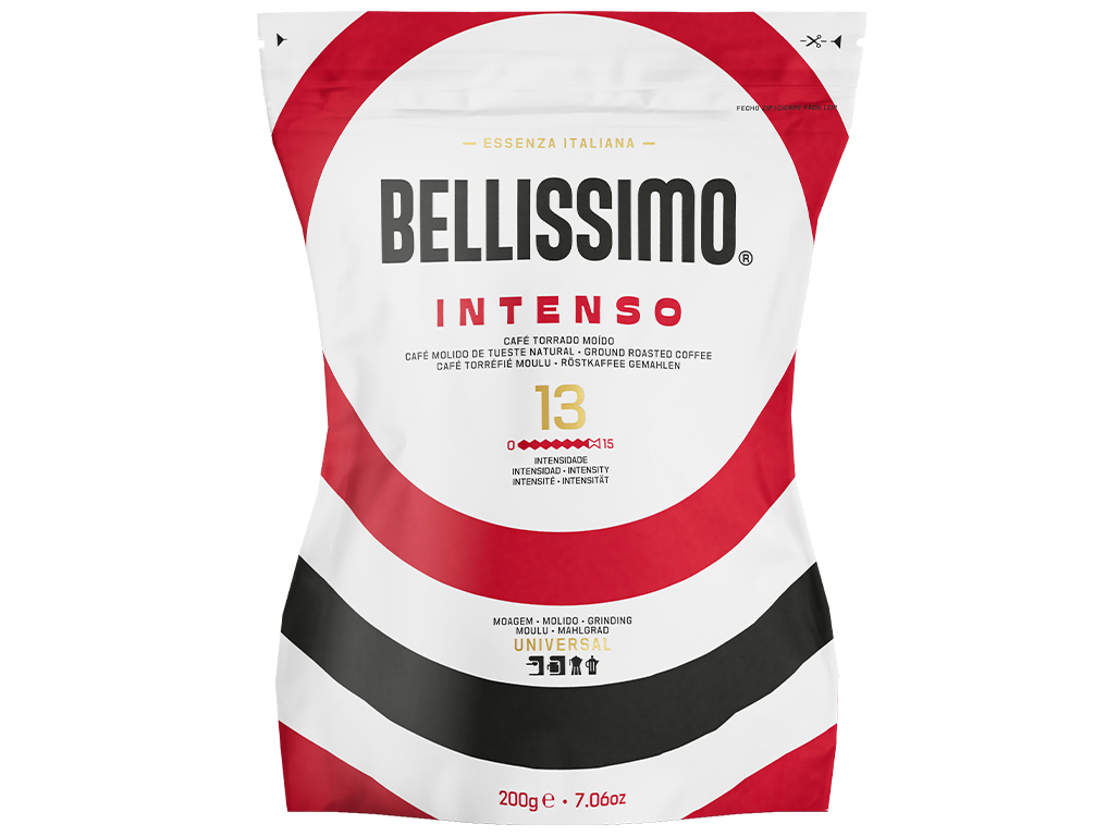 Café moído belissimo aroma intenso 200g