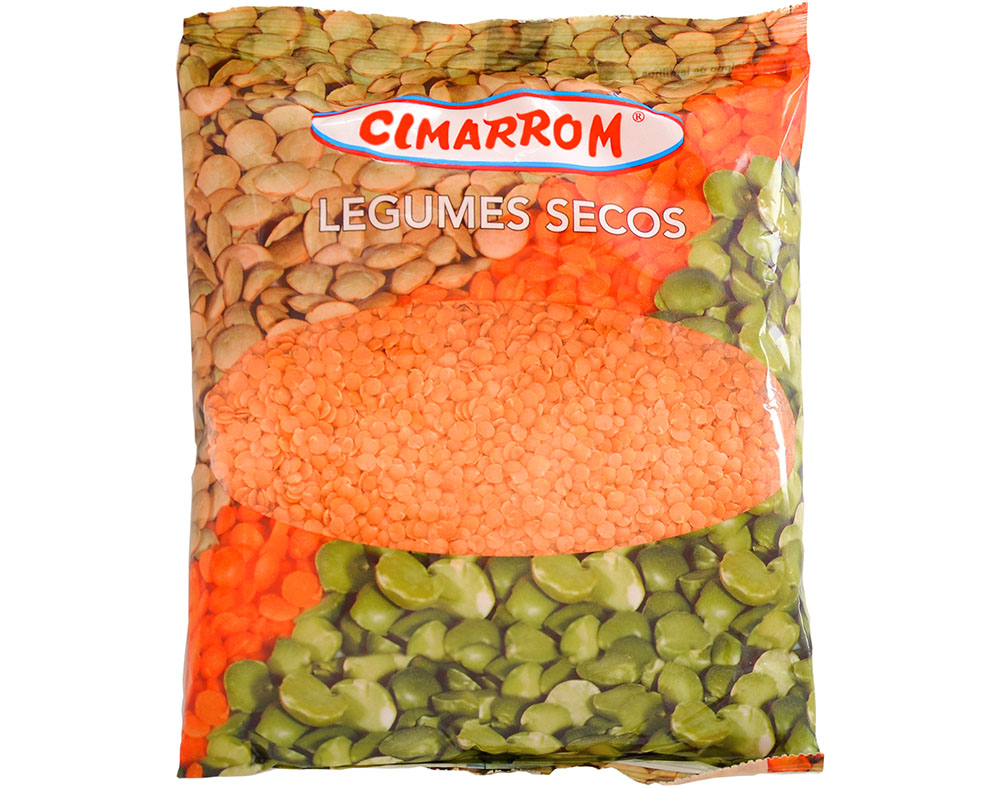 Lentilhas cimarrom vermelhas 350g