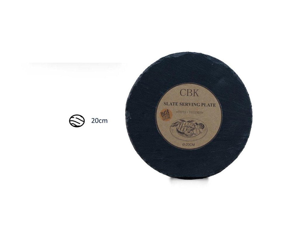 Tábua Anilar Ardosia Redonda 20cm