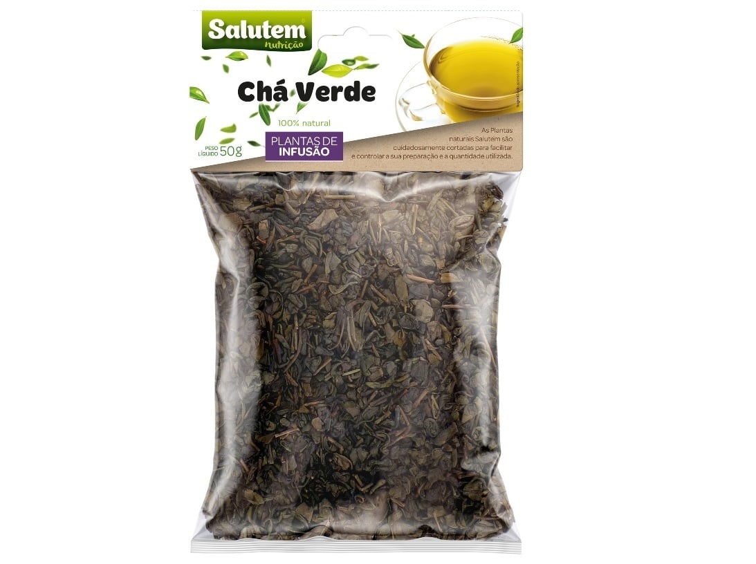 Chá Salutem Em Saco Verde 50g Salutem