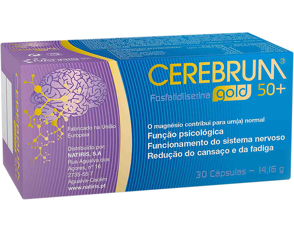 Suplemento Cerebrum Gold 50+ 30 Cápsulas Cerebrum