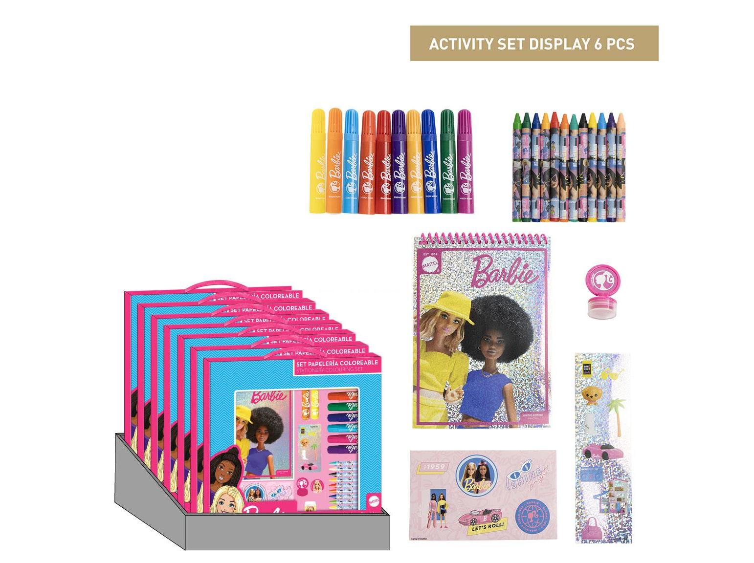 Conjunto colorir barbie