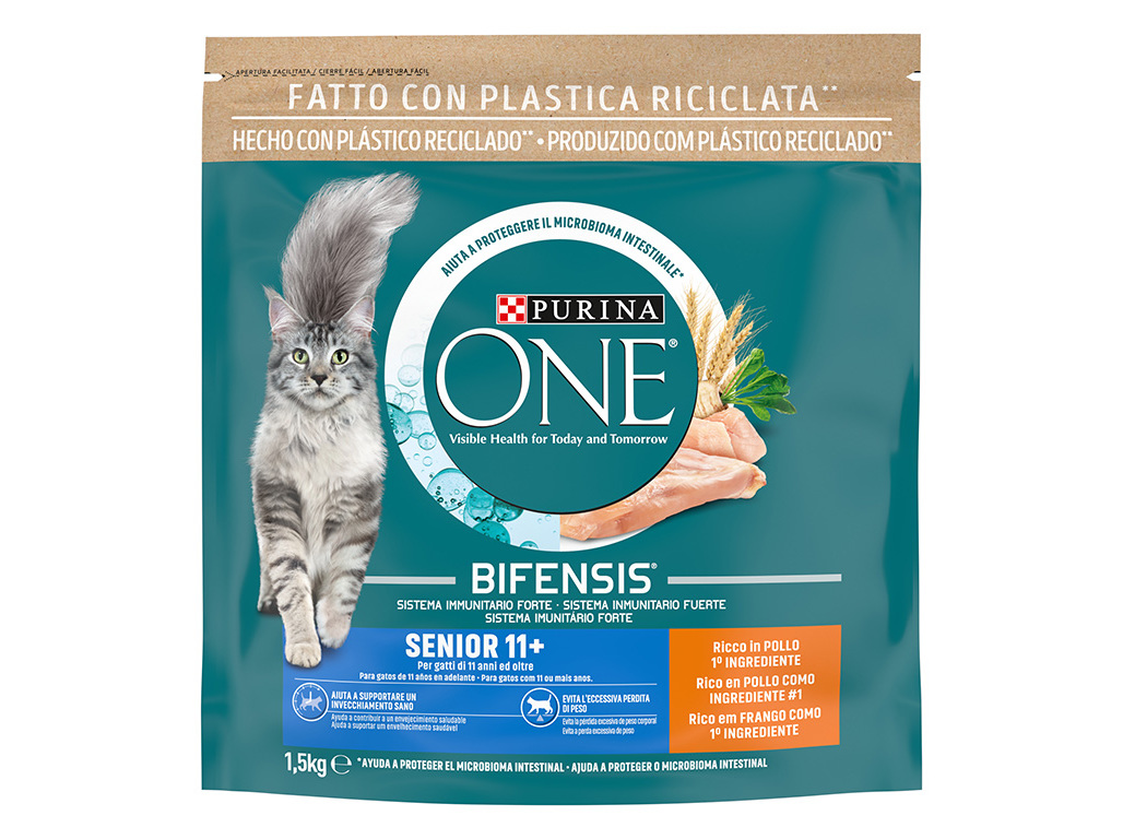 Ração Para Gato Purina One Sénior 11+ 1.5kg