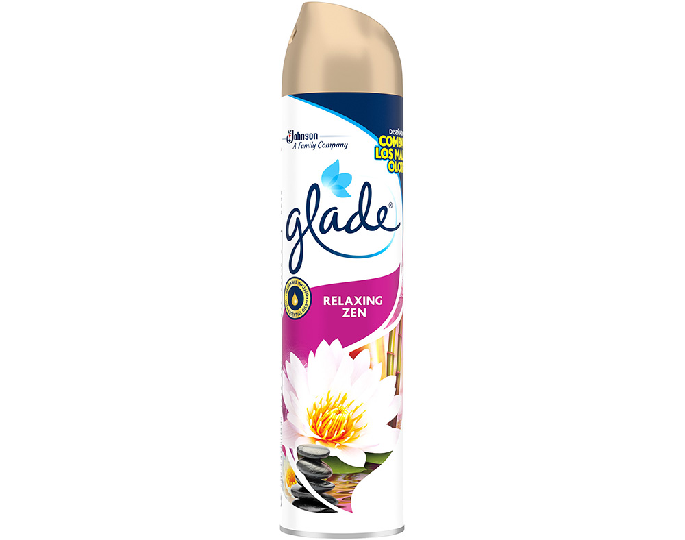 Ambientador glade aerosol relaxing zen 300ml