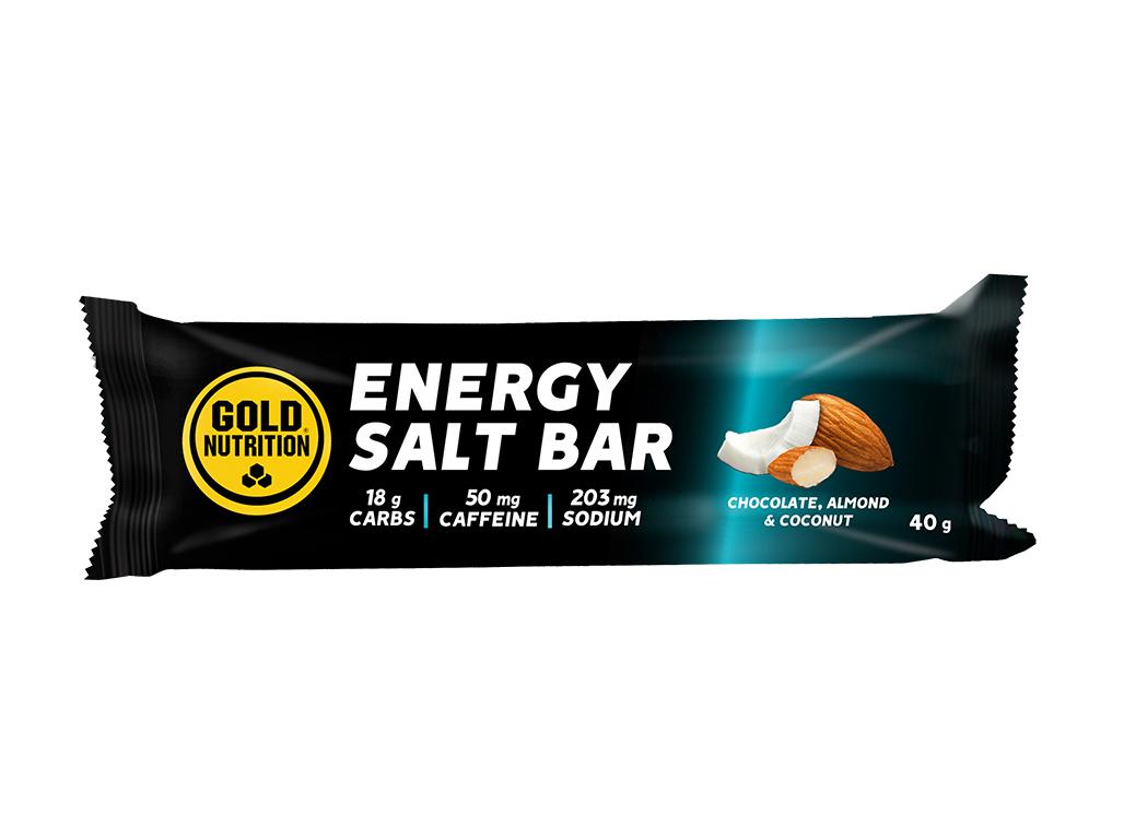 Barra Total Ener Goldnutrit Salt Bar Choco Amendoa Coco 40g Gold Nutrition