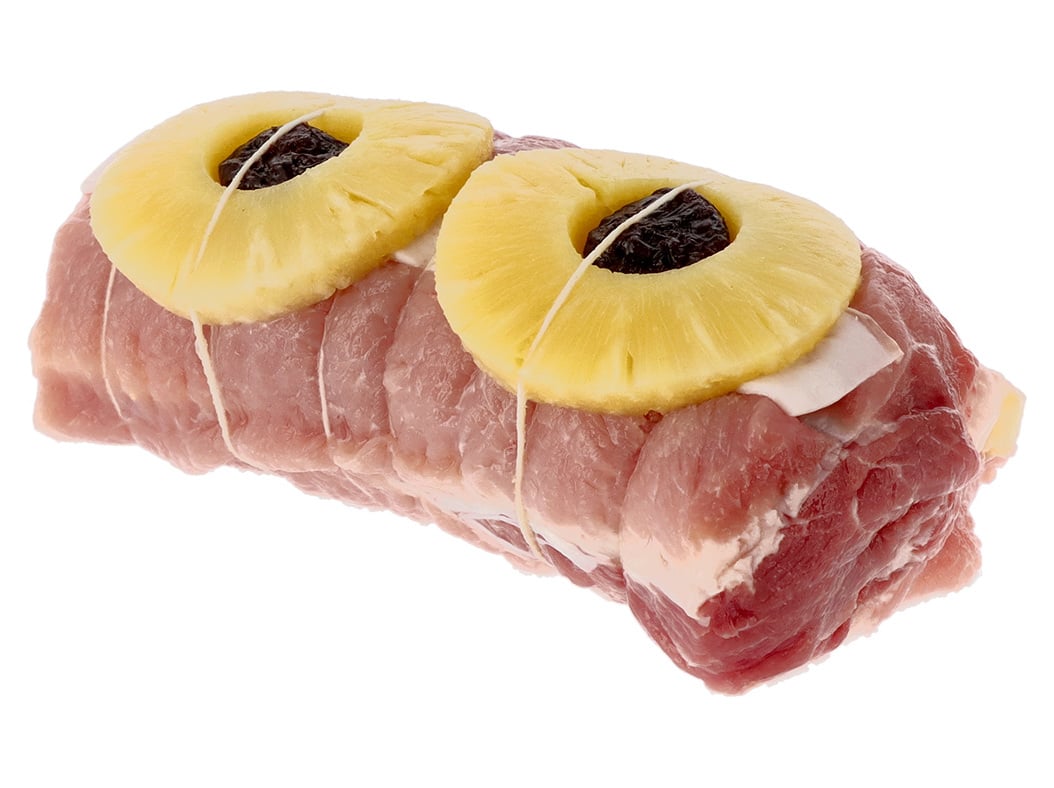 Porco Roti Lombo Recheado Com Ananás E Ameixa Kg Auchan