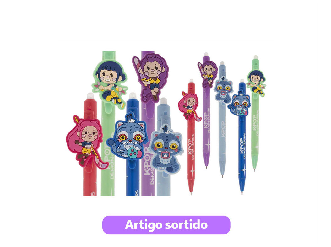 Caneta apagável k-pop do art modelos sortidos