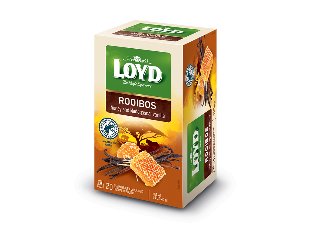 Infusão Loyd Rooibos Mel E Baunilha 20 Un Loyd