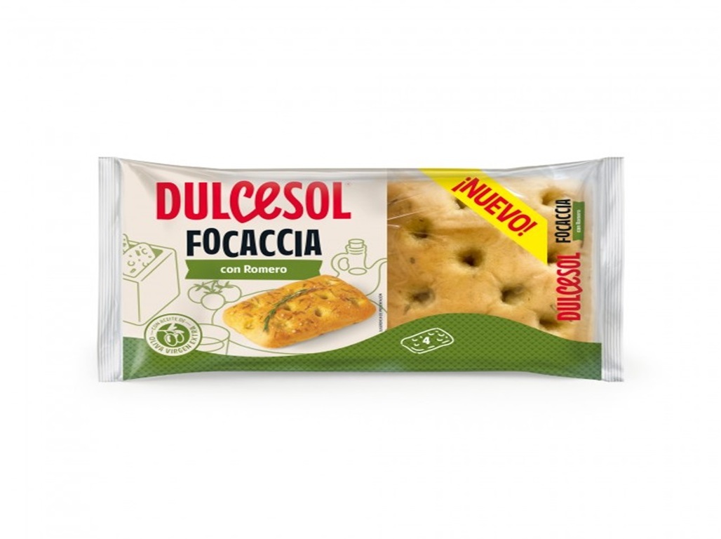 Focaccia dulcesol com alecrim 210g