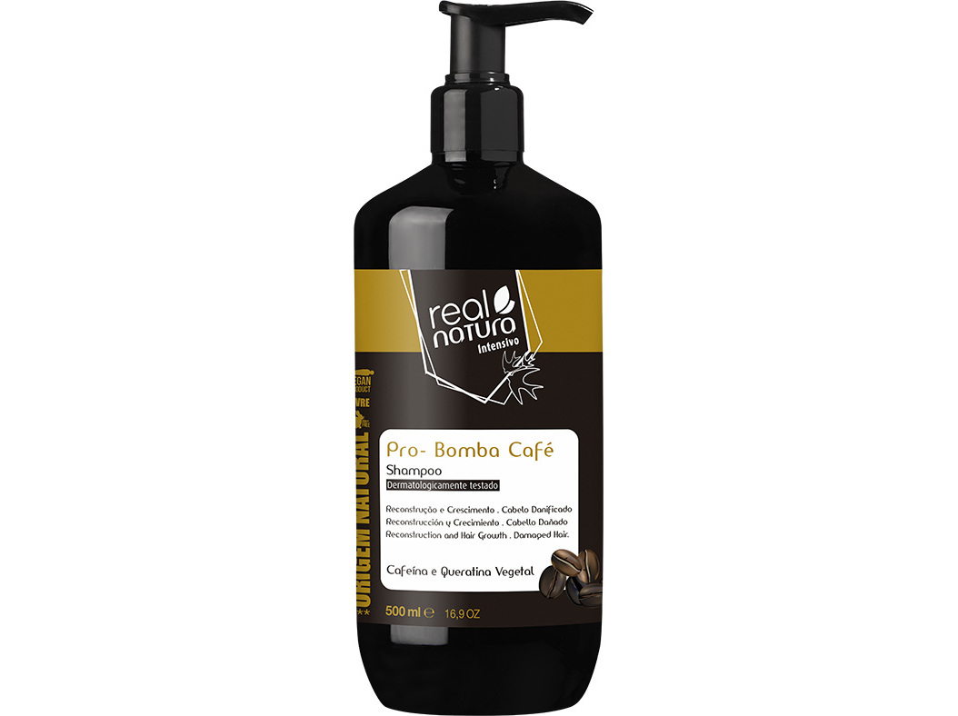 Champô sem sal real natura pro-reparação bomba café 500ml