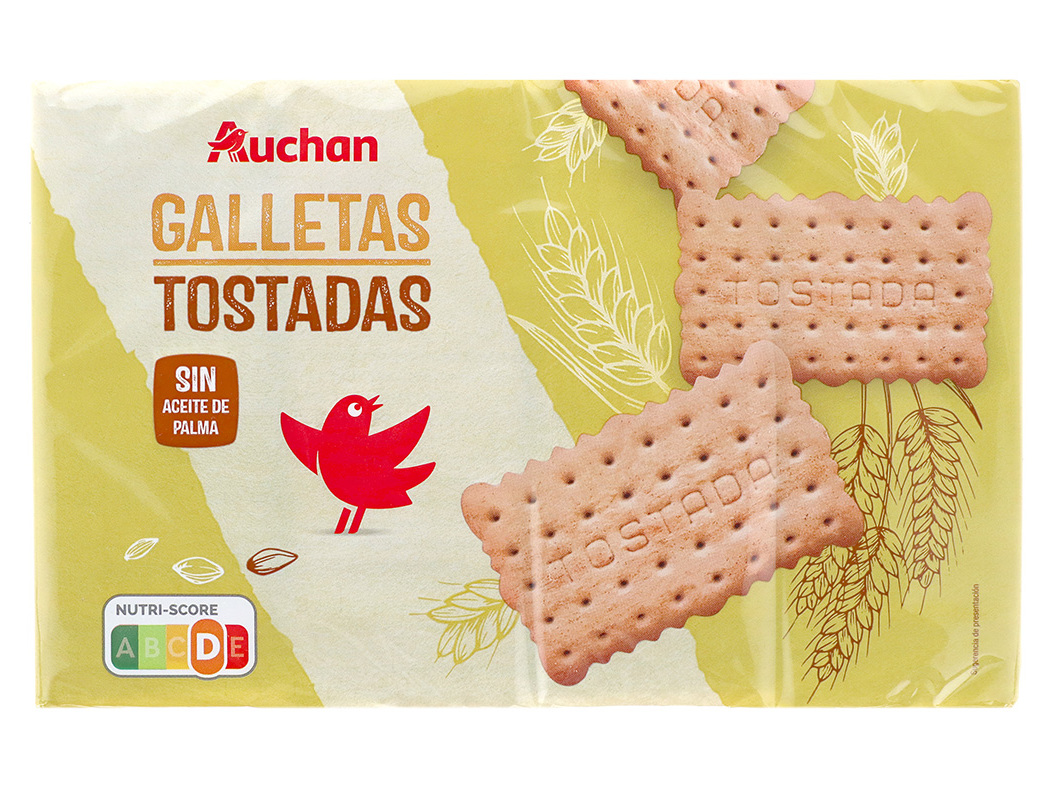Bolacha Auchan Tostada 4x200g Auchan