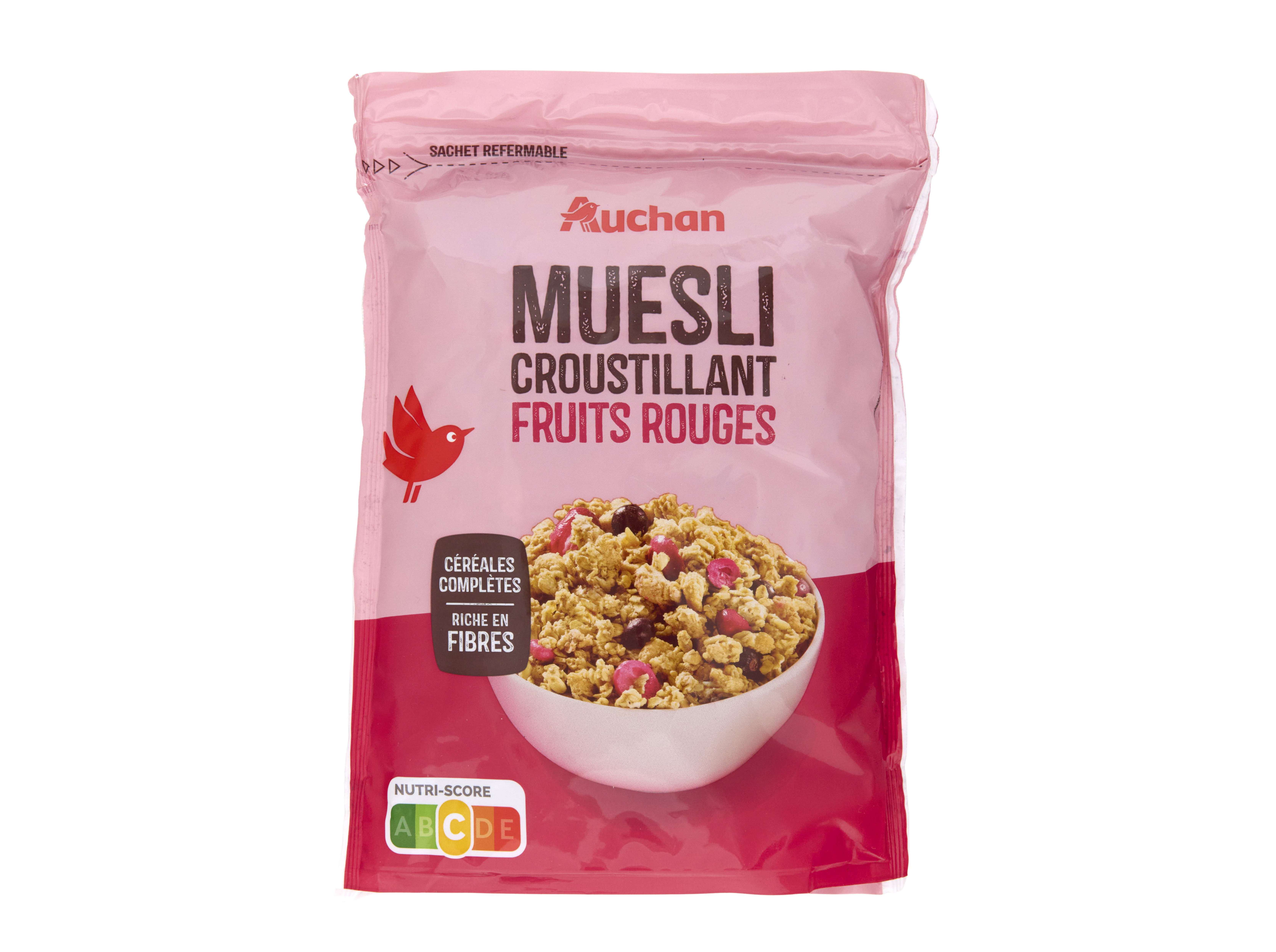 Cereais Auchan Muesli Frutos Vermelhos 450g Auchan