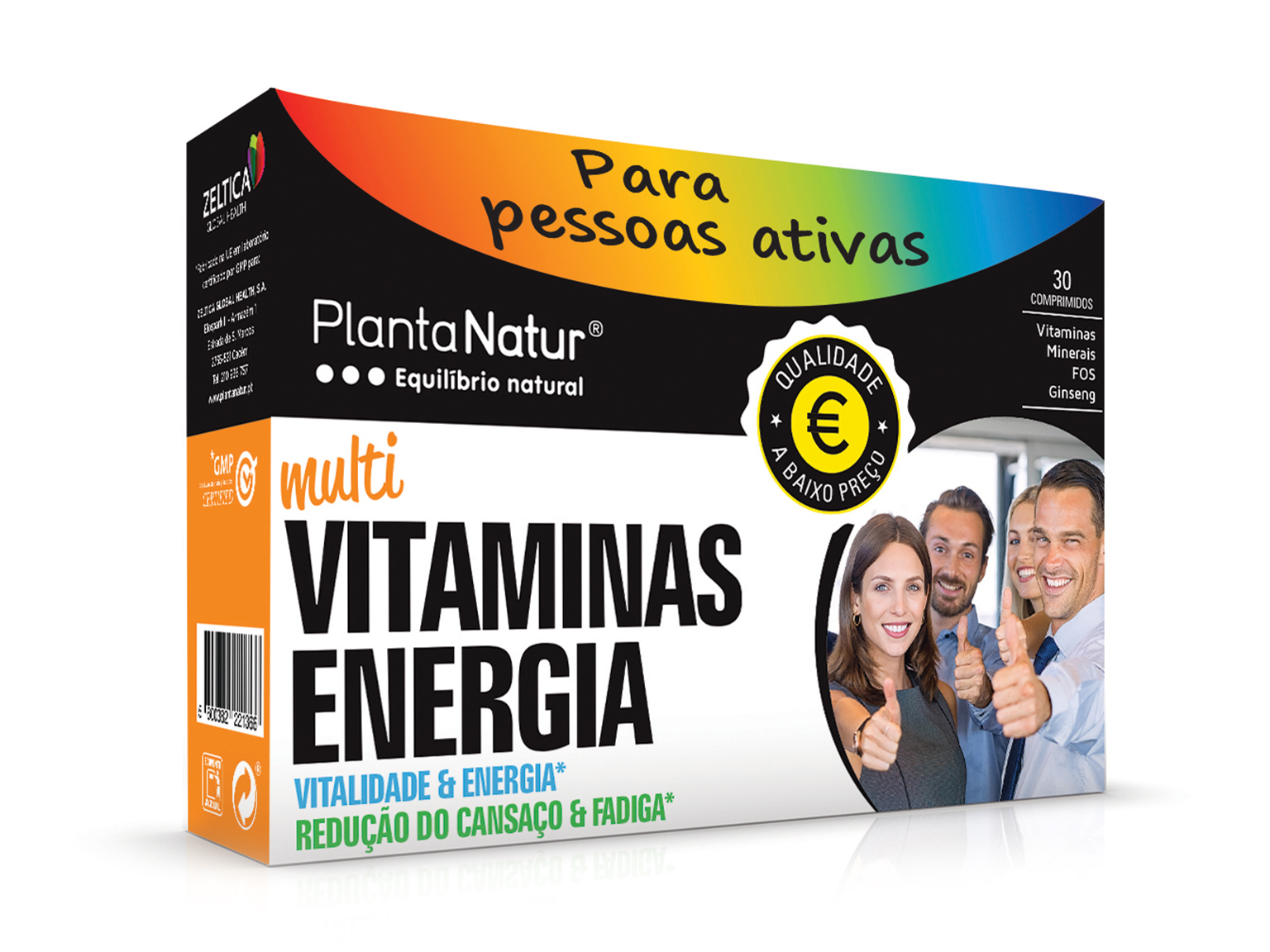 Suplemento Plantanatur Multivitaminas Energia 30 Comp Plantanatur