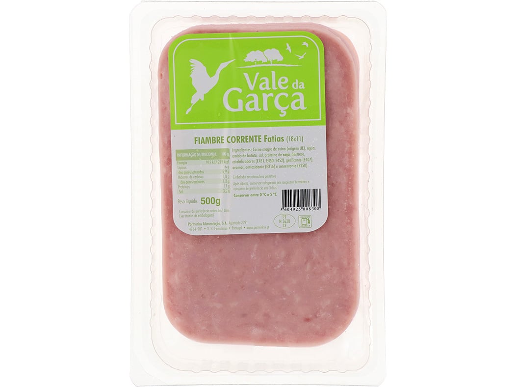 Fiambre Vale Da Garça Fatias 500g Vale Da Garça